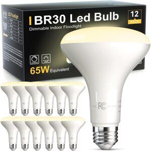 12-Pack BR30 Led Flood Light Bulbs 65W Equivalent TJOY